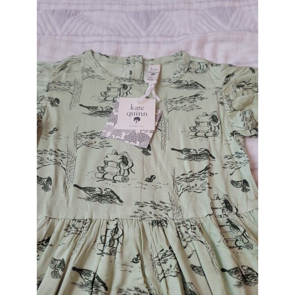 Kate Quinn flutter sleeve dress backpacking lenzing modal - 6Y - Picture 2 of 5